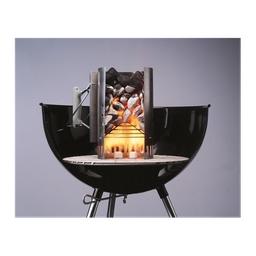 [2002352] Kit caminetto di accensione Rapidfire Weber + 2 kg briquettes + 6 cubetti accendifuoco 17631