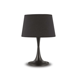 [8021696110455] LONDON TL1 Nero - Lampada Tavolo 320x485mm