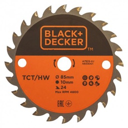 [1944900] Lama TCT per mini sega circolare ø 85mm foro 10mm - 24 denti.