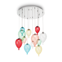 [8021696100951] Lampada A Sospensione 12 X 40w G9 Ideal Lux Cromo