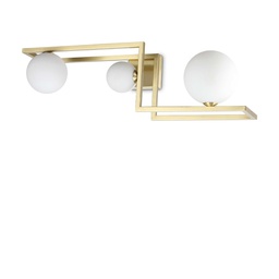 [8021696284330] Lampada Angolare in Ottone L 686 x H 250 x P 200 mm