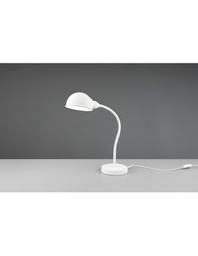 [TRIO504900131] Lampada Bianca Scrivania Braccio Flessibile Perry Trio Lighting