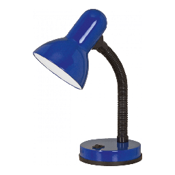 [054024] Lampada Da Scrivania Basic Blu Braccio Flessibile Eglo
