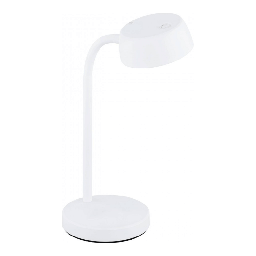 [20036116] Lampada Da Scrivania Cabales Bianco Ø14 Cm Eglo
