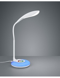 [TRIOR52781201] Lampada Da Tavolo Touch Led Krait Bianco H34 cm Trio Lighting