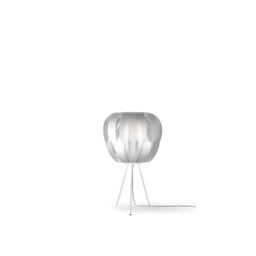 [QN/3P/63/SVR] Lampada Treppiedi Silver in Metallo Cm. 36 x 63h