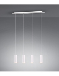 [TRIO312400401] Lampada a Sospensione 4 Punti Luce GU10 Marley Bianco Trio Lighting