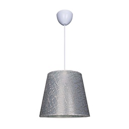 [EFFEZ95904] Lampada a sospensione Conic ASZ0777 in tessuto grigio EFFEZ