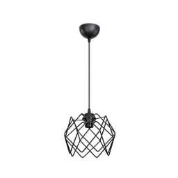 [EFFEZ95909] Lampada a sospensione Koza MDL3852 gabbia nero EFFEZ
