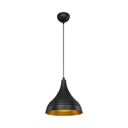 [FZ95890] Lampada a sospensione Leda ASZ1338 in metallo nero