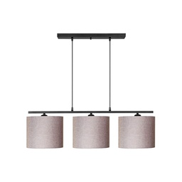 [FZ97678] Lampada a sospensione Medusa ASZ1532 con paralumi tessuto beige