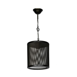 [EFFEZ95894] Lampada a sospensione Nadra MDL3857 in metallo reticolato nero EFFEZ