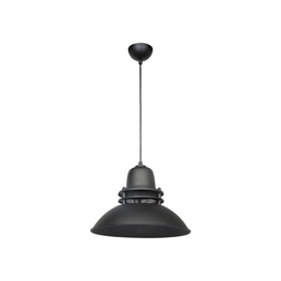[EFFEZ95885] Lampada a sospensione Tibet ASZ0871 nera stile industriale EFFEZ