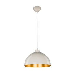 [FZ95887] Lampada a sospensione Topak ASZ0948 in metallo bianco