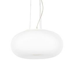 [8021696098616] Lampada a sospensione bianco D 520 x H min 480 - max 2230 mm