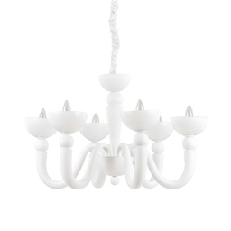 [8021696093994] Lampada a sospensione bianco D 800 x H min 720 - max 1320 mm