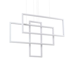[8021696253589] Lampada a sospensione bianco L 1030 x H min 800 - max 1200 x P 180 mm