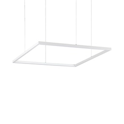 [8021696259178] Lampada a sospensione bianco L 700 x H min 275 - max 2025 x P 700 mm