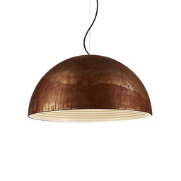 [8021696174228] Lampada a sospensione corten D 500 x H min 540 - max 2290 mm