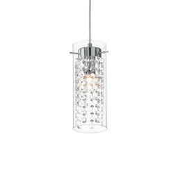 [8021696052359] Lampada a sospensione cromo D 135 x H min 500 - max 2250 mm