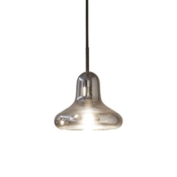 [8021696168326] Lampada a sospensione fume' D 170 x H min 390 - max 2140 mm