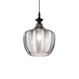 [8021696263649] Lampada a sospensione fume' D 230 x H min 580 - max 2330 mm