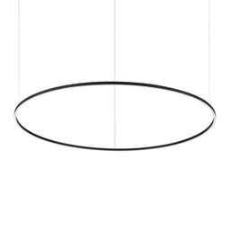 [8021696285061] Lampada a sospensione nero D 1500 x H min 275 - max 2025 mm