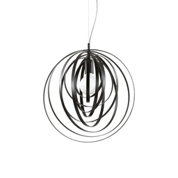 [8021696114262] Lampada a sospensione nero D 460 x H min 690 - max 2440 mm