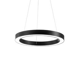 [8021696222097] Lampada a sospensione nero D 500 x H min 295 - max 2045 mm