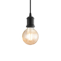 [8021696139425] Lampada a sospensione nero D 90 x H min 320 - max 2070 mm