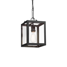[8021696092850] Lampada a sospensione nero L 205 x H min 500 - max 1365 x P 205 mm