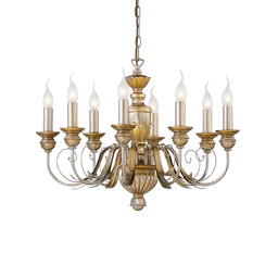[8021696020839] Lampada a sospensione oro D 640 x H min 670 - max 1050 mm