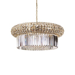 [8021696237800] Lampada a sospensione oro D 700 x H min 520 - max 1440 mm