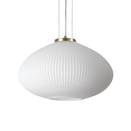 [8021696285191] Lampada a sospensione ottone D 450 x H min 550 - max 2300 mm