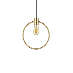 [8021696207841] Lampada a sospensione ottone L 295 x H min 570 - max 2320 x P 120 mm