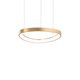 [8021696247243] Lampada a sospensione ottone L 425 x H min 285 - max 1525 x P 425 mm