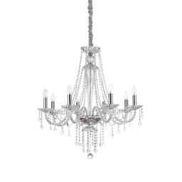[8021696168777] Lampada a sospensione trasparent D 800 x H min 1060 - max 1800 mm