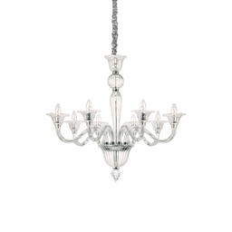[8021696199382] Lampada a sospensione trasparent D 890 x H min 1000 - max 1840 mm