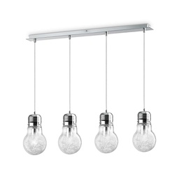 [8021696047799] Lampada a sospensione trasparent L 900 x H min 350 - max 1100 x P 150 mm