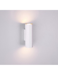 [TRIO212400201] Lampada da Parete Cilindro Bianco Marley Doppia Luce Sopra e Sotto Trio Lighting