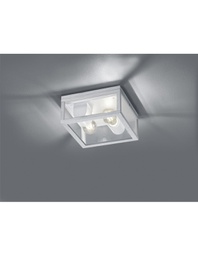 [TRIO601860286] Lampada da Soffitto Garonne Zincato IP44 2xE27 Trio Lighting
