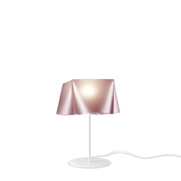 [WANDA/T/35/PKM] Lampada da Tavolo Base e Stelo in Metallo Cm. 28 x 35h