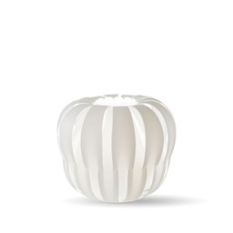 [QN/L/19/W] Lampada da Tavolo Bianca in Metallo Cm. 19 x 17h