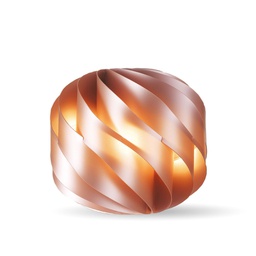 [GL/L/40/COP] Lampada da Tavolo Copper Cm. 40 x 38h