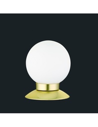 [TRIOR52551908] Lampada da Tavolo Princess Oro Sfera Vetro Led Ø10 cm Trio Lighting