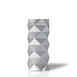 [PRISMA/L/32/SVR] Lampada da Tavolo Silver Cm. 13 x 32h