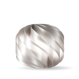 [GL/L/25/SVR] Lampada da Tavolo Silver Cm. 25 x 23h
