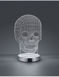 [1914682] Lampada da Tavolo Skull Led Dimmerabile H21 cm Trio Lighting