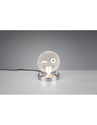 [TRIOR52641106] Lampada da Tavolo Smiley Led Dimmerabile RGB H15 cm Trio Lighting