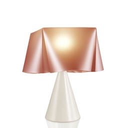 [WANDA/LC/30/COP] Lampada da Tavolo cono Copper in Plastica Cm. 28 x 32h